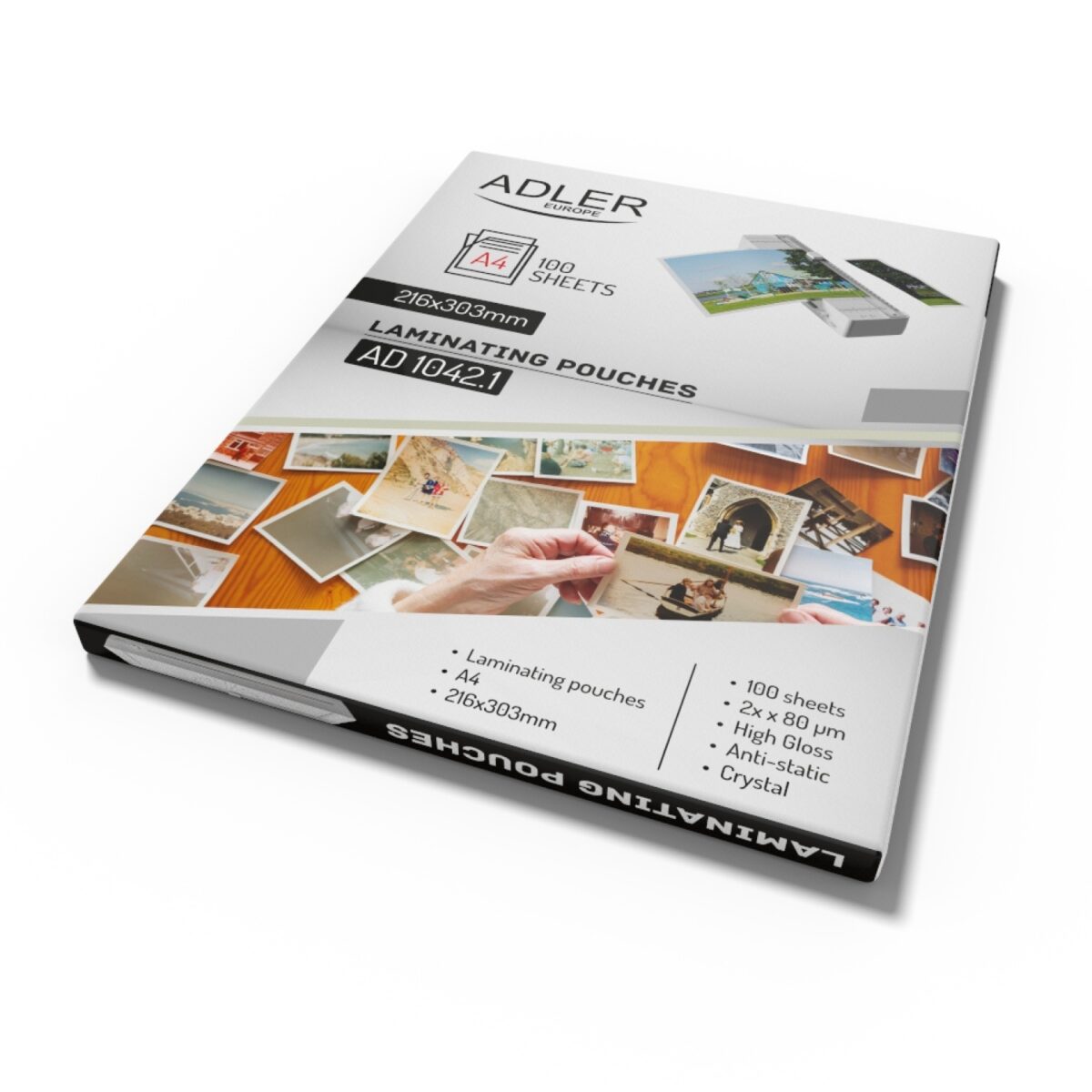 Ламінуюча фольга для формату A4 Adler AD 1042.1