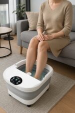 Гідромасажна ваночка для ніг Adler AD 2182 з механічним масажем підігрівом води та світлодіодною панеллю 3.1кг 9.8л 500Вт