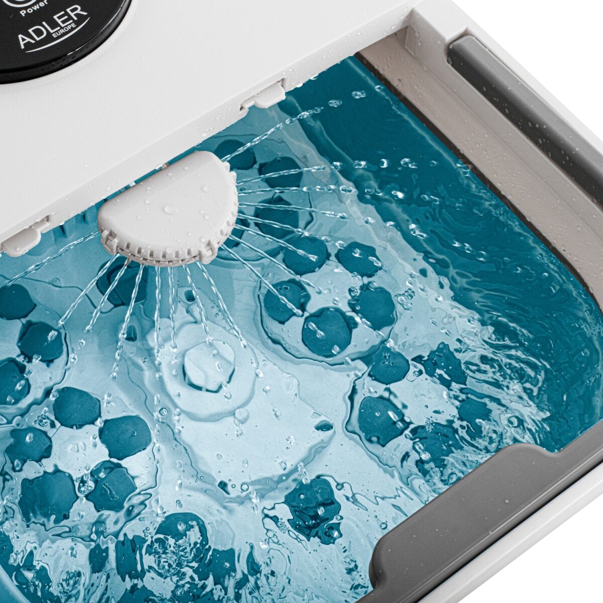 Гідромасажна ваночка для ніг Adler AD 2182 з механічним масажем підігрівом води та світлодіодною панеллю 3.1кг 9.8л 500Вт