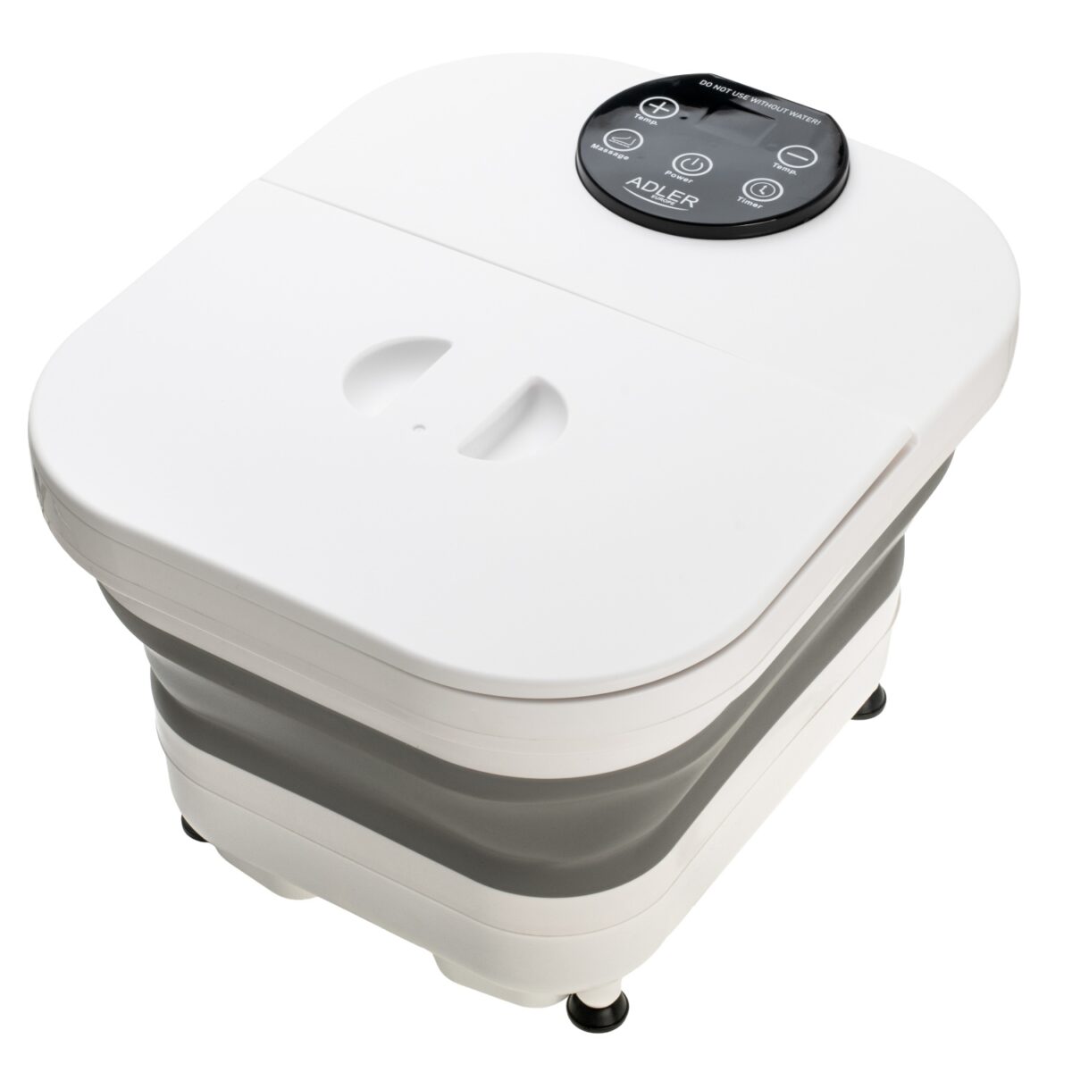 Гідромасажна ваночка для ніг Adler AD 2182 з механічним масажем підігрівом води та світлодіодною панеллю 3.1кг 9.8л 500Вт