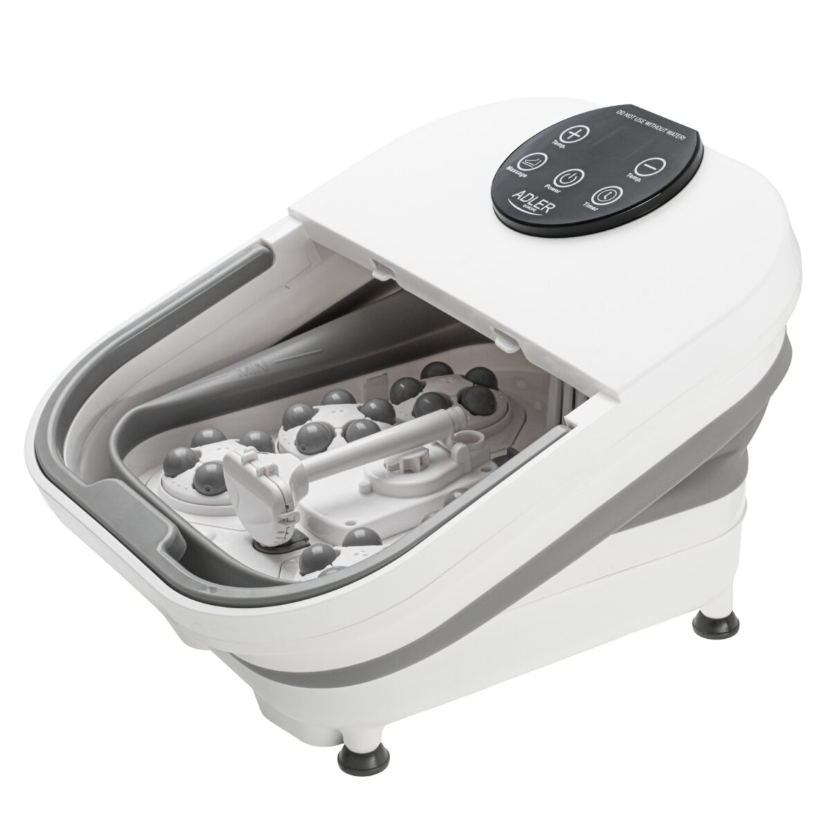 Гідромасажна ваночка для ніг Adler AD 2182 з механічним масажем підігрівом води та світлодіодною панеллю 3.1кг 9.8л 500Вт