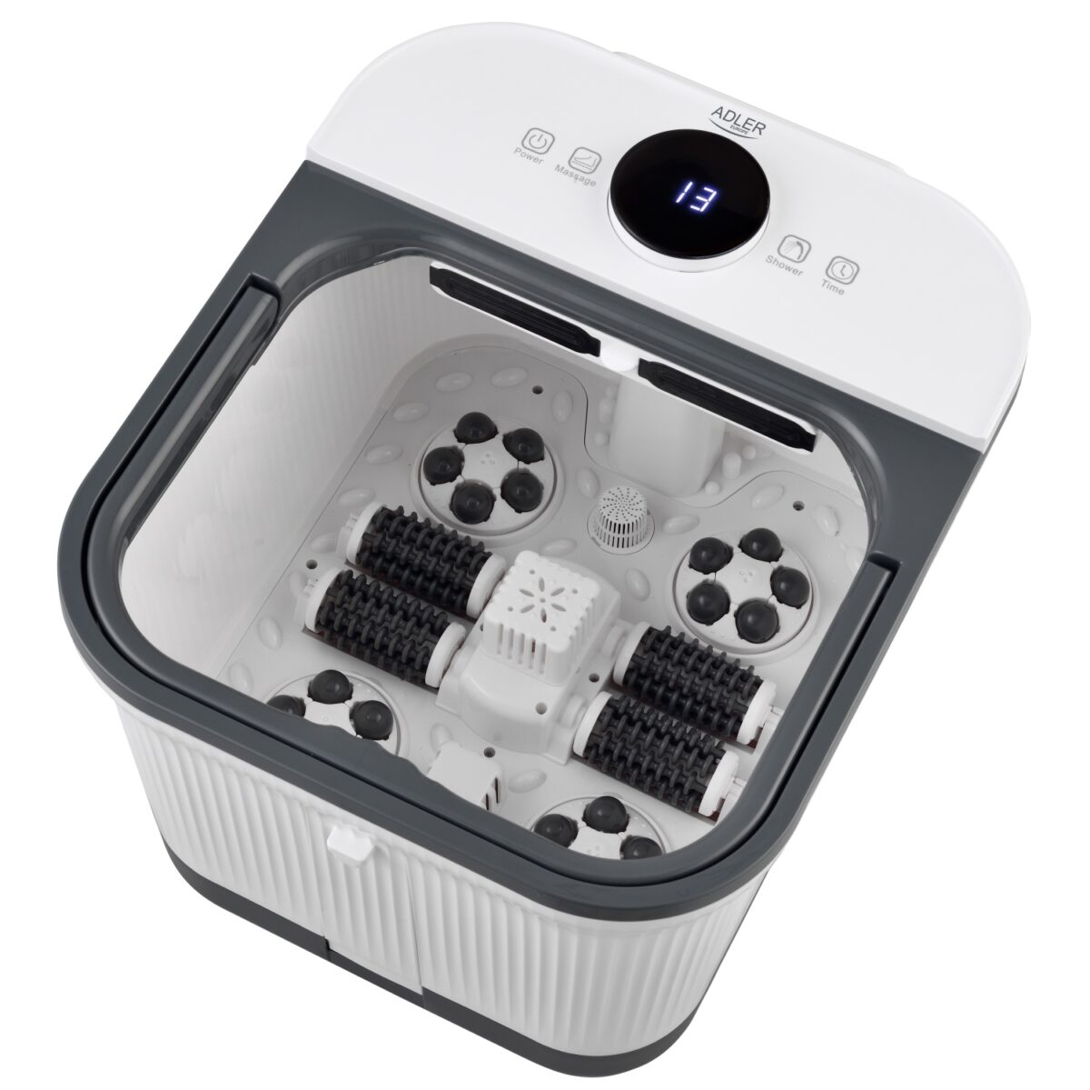 Гідромасажер для ніг Adler AD2184 Deluxe з механічним масажем 4+4 ролики 16.7л