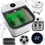 Гідромасажер для ніг Adler AD2184 Deluxe з механічним масажем 4+4 ролики 16.7л