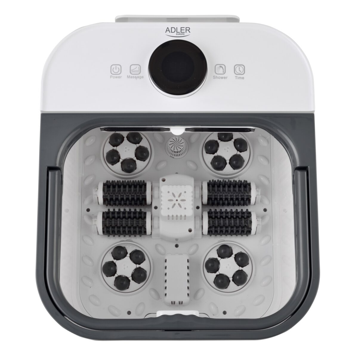 Гідромасажер для ніг Adler AD2184 Deluxe з механічним масажем 4+4 ролики 16.7л