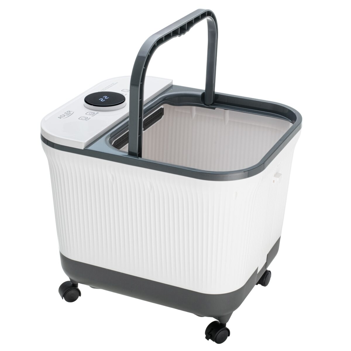 Гідромасажер для ніг Adler AD2184 Deluxe з механічним масажем 4+4 ролики 16.7л