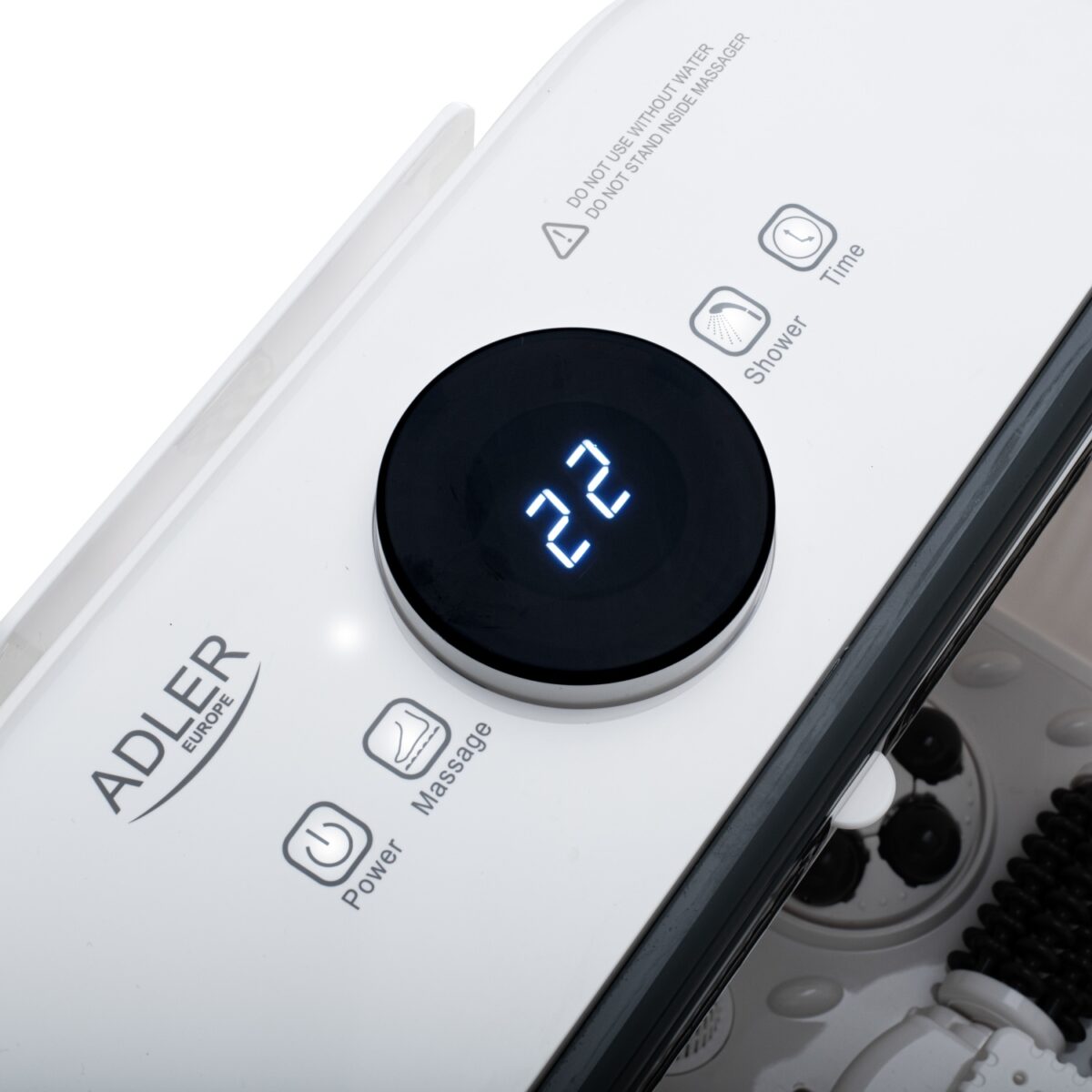 Гідромасажер для ніг Adler AD2184 Deluxe з механічним масажем 4+4 ролики 16.7л