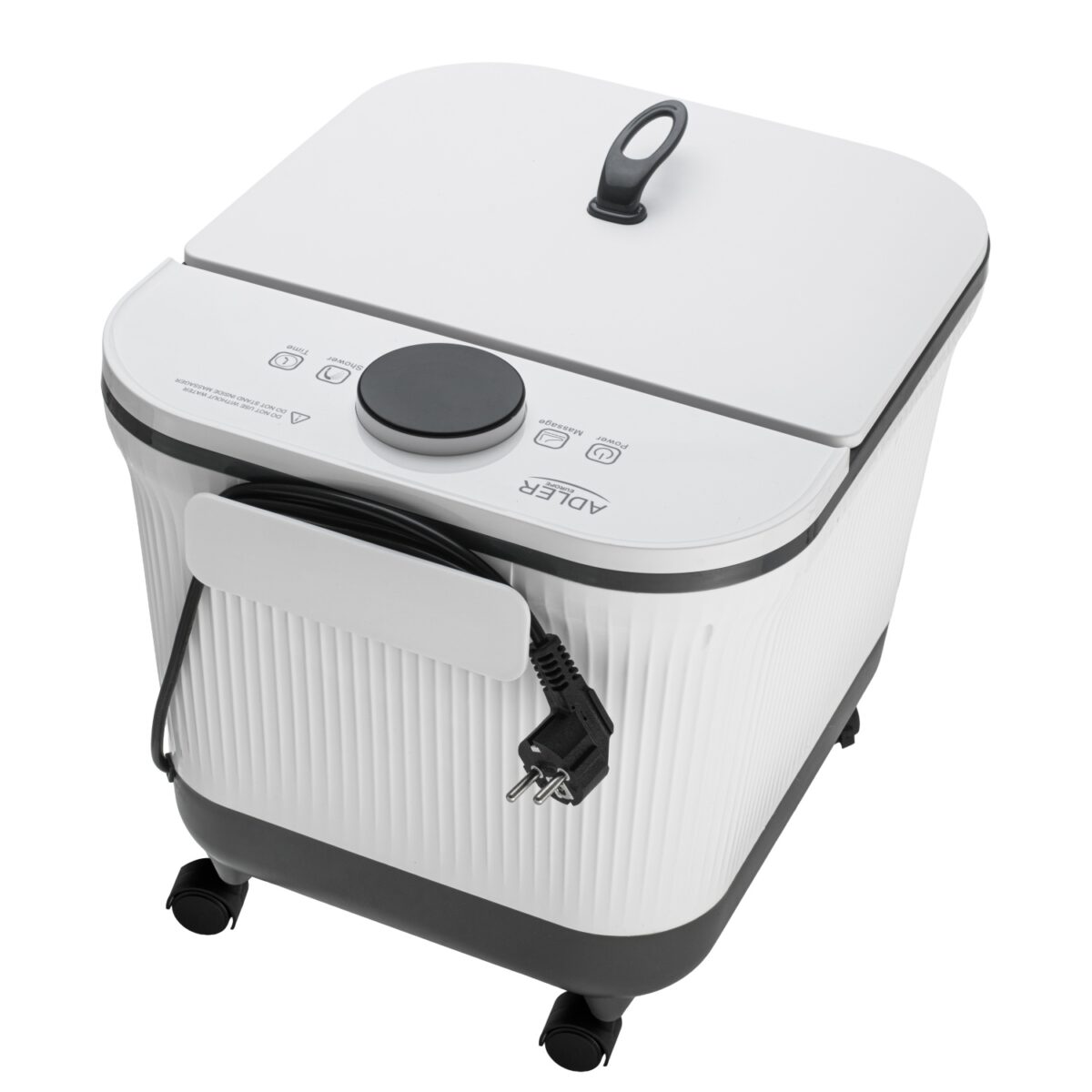 Гідромасажер для ніг Adler AD2184 Deluxe з механічним масажем 4+4 ролики 16.7л