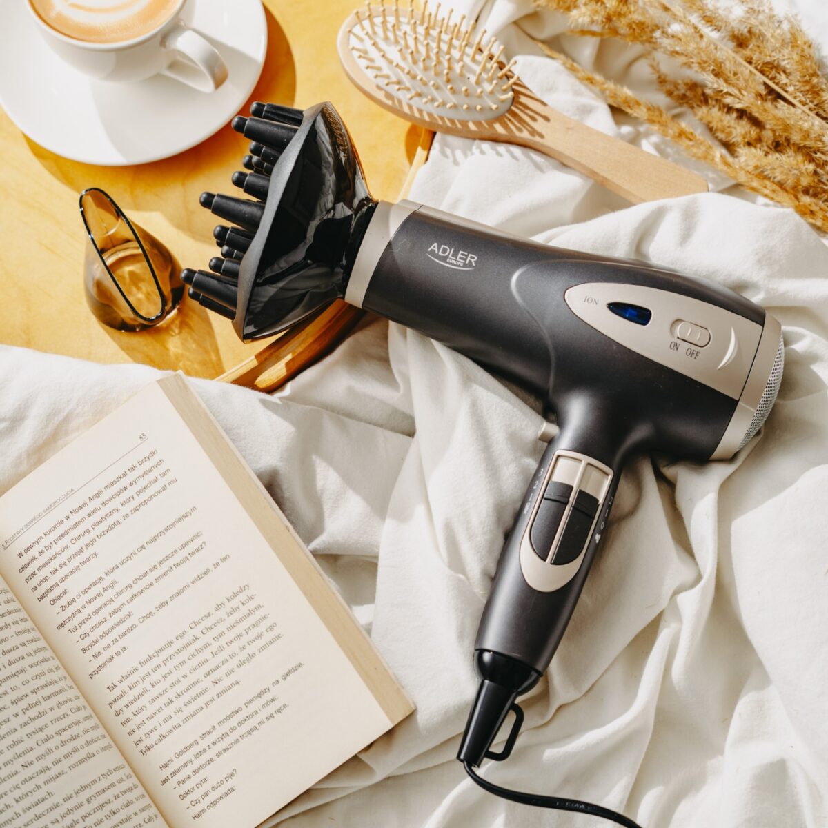 Фен іонний з дифузором Adler AD 2248 1800-2200Вт grey champane