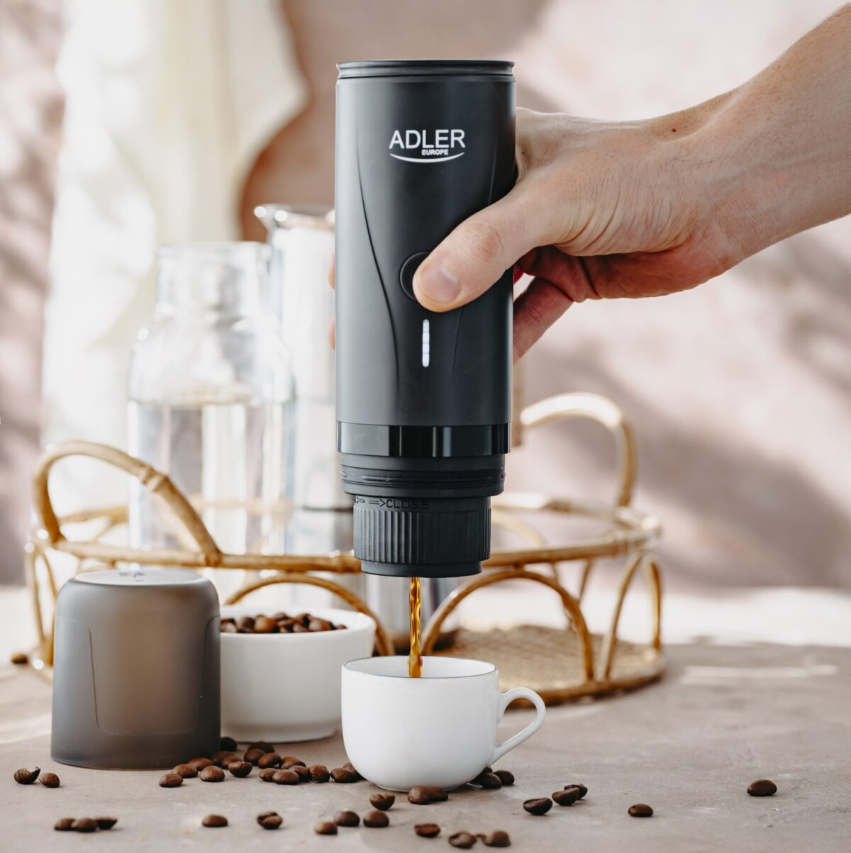 Портативна кавоварка Adler AD 4400 7500mAh 20 BAR USB