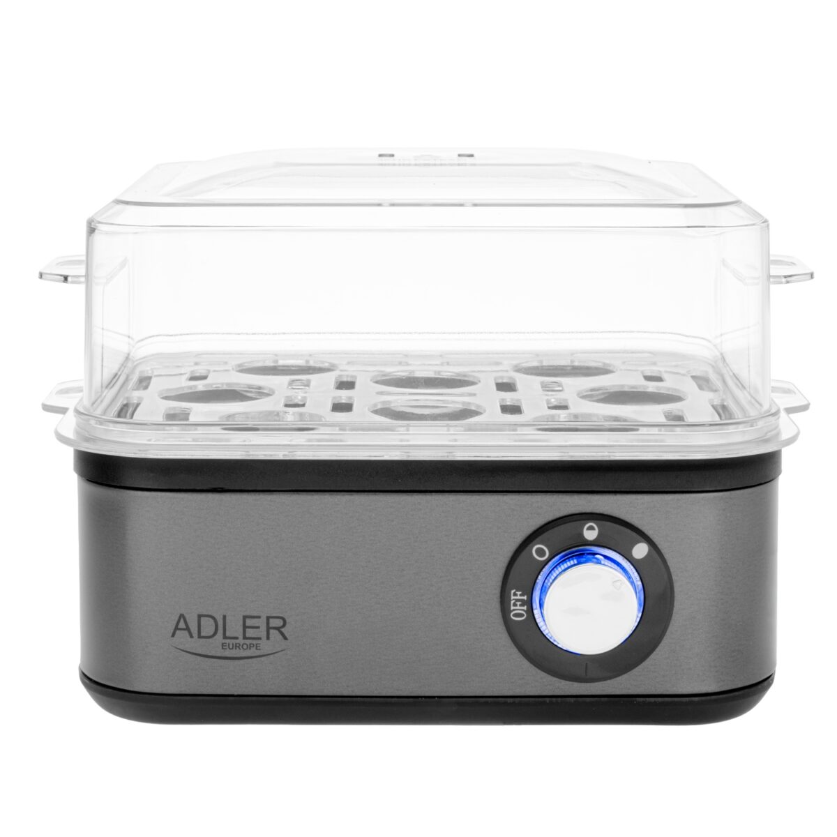 1500_ad_4486gm_1 Металева яйцеварка на 8 яєць Adler AD 4486 Gun Metal