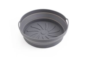 Силіконовий піднос контейнер для аерофритюрниці Adler AD 6734 круглий діаметр 20.3см