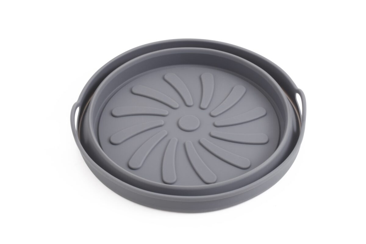 Силіконовий піднос контейнер для аерофритюрниці Adler AD 6734 круглий діаметр 20.3см