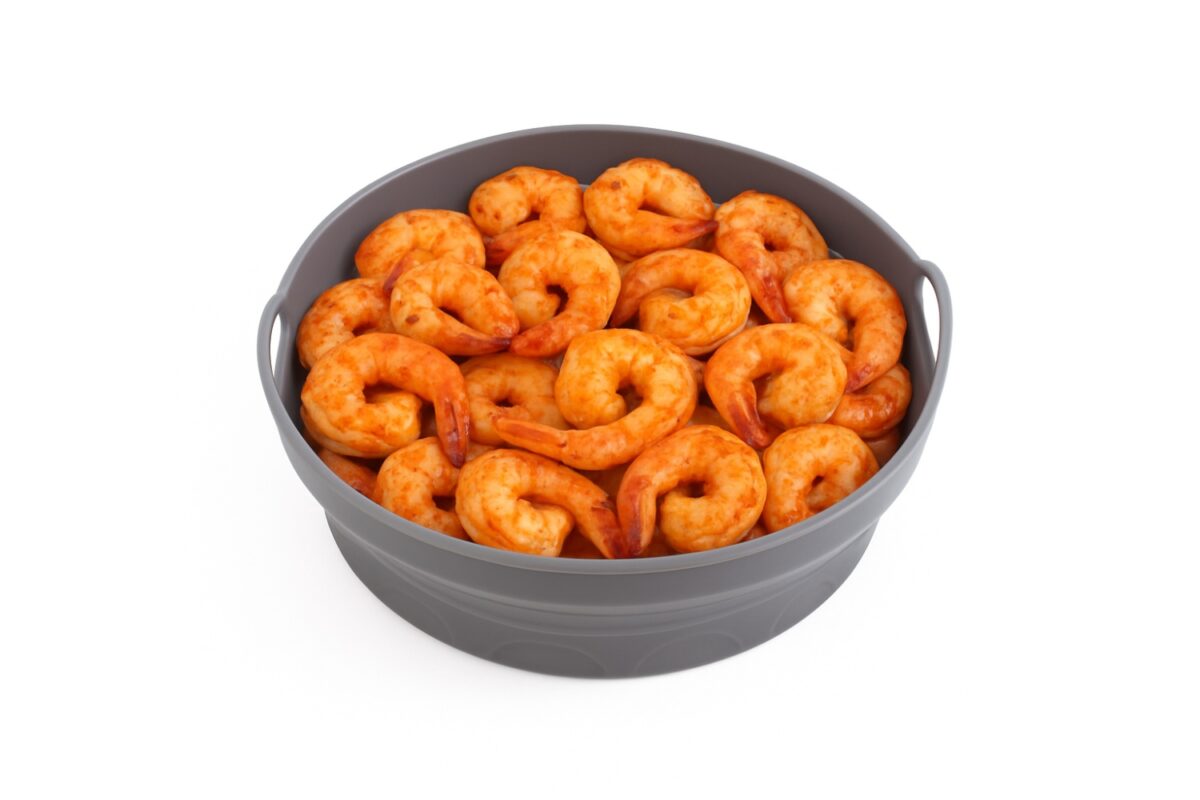 Силіконовий піднос контейнер для аерофритюрниці Adler AD 6734 круглий діаметр 20.3см