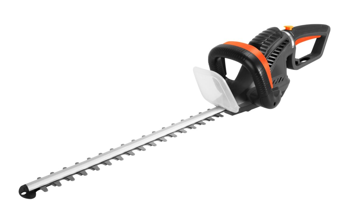 Електричні ножиці до живоплоту паркану із кущів і гілок дерев кущоріз Adler AD 6814 з довжиною леза 61 см та лазерними лезами - Зображення 2