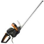 Електричні ножиці до живоплоту паркану із кущів і гілок дерев Adler AD 6814 з довжиною леза 61 см та лазерними лезами