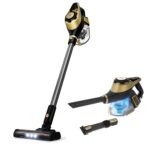 Ручний акумуляторний пилосос Adler AD 7083 3.5кг 15000Pa фільтр HEPA 13 700Вт gold