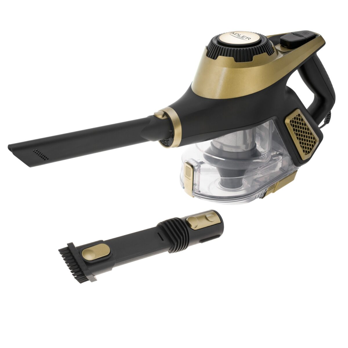 1500_ad_7083gl_7 Ручний акумуляторний пилосос Adler AD 7083 3.5кг 15000Pa фільтр HEPA 13 700Вт gold