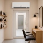 Тепловентилятор навісний зі світлодіодним дисплеєм Camry CR 7753 50дБ 1.75кг 220В IP22 2000Вт 10-49°C