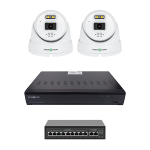 Комплект відеоспостереження на 2 камери GreenVision GV-IP-K-W101/2 5MP (Ultra AI)
