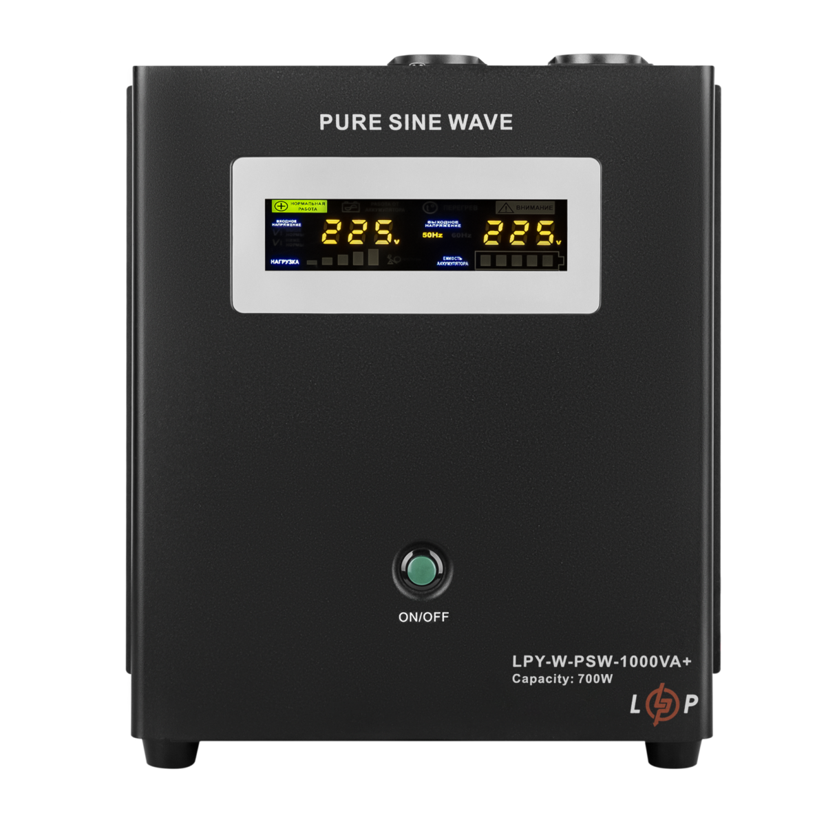 Комплект резервного живлення для котла і теплої підлоги LP (LogicPower) ДБЖ + гелева батарея (UPS W1000VA + АКБ GL 2400W) - Зображення 3