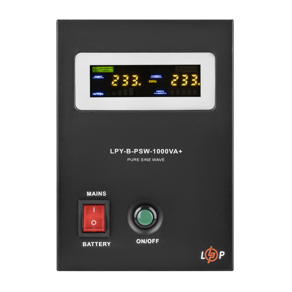 4151_1 Комплект резервного живлення LP (LogicPower) ДБЖ + мультигелева батарея (UPS B1000 + АКБ MG 1280W) - Зображення 2