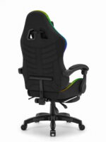 Ігрове геймерське комп'ютерне крісло Cabro C501 світлодіодне чорне-тканина - Зображення 3