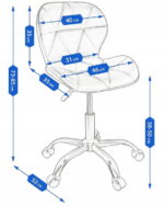 Офісне крісло ENDO CM-367487 екошкіра рожеве