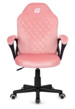 Дитяче ігрове комп'ютерне крісло Lugano Mario ALCANTARA CARO PINK