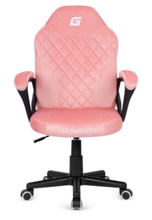 Дитяче ігрове комп'ютерне крісло Lugano Mario ALCANTARA CARO PINK