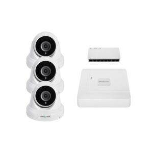 Комплект відеоспостереження на три камери GreenVision GV-IP-K-W95/3 5MP