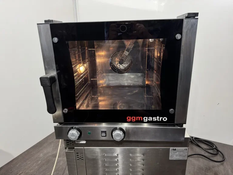 Конвекційна піч з парозволоженням Пароконвектомат GGM Gastro 434W/12 220В 30–260 °C