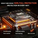 Акумулятор Humsienk LiFePO4 12V 100Ah 15 000+ циклів 1280 Вт·год IP67 (HS12V100AH100)