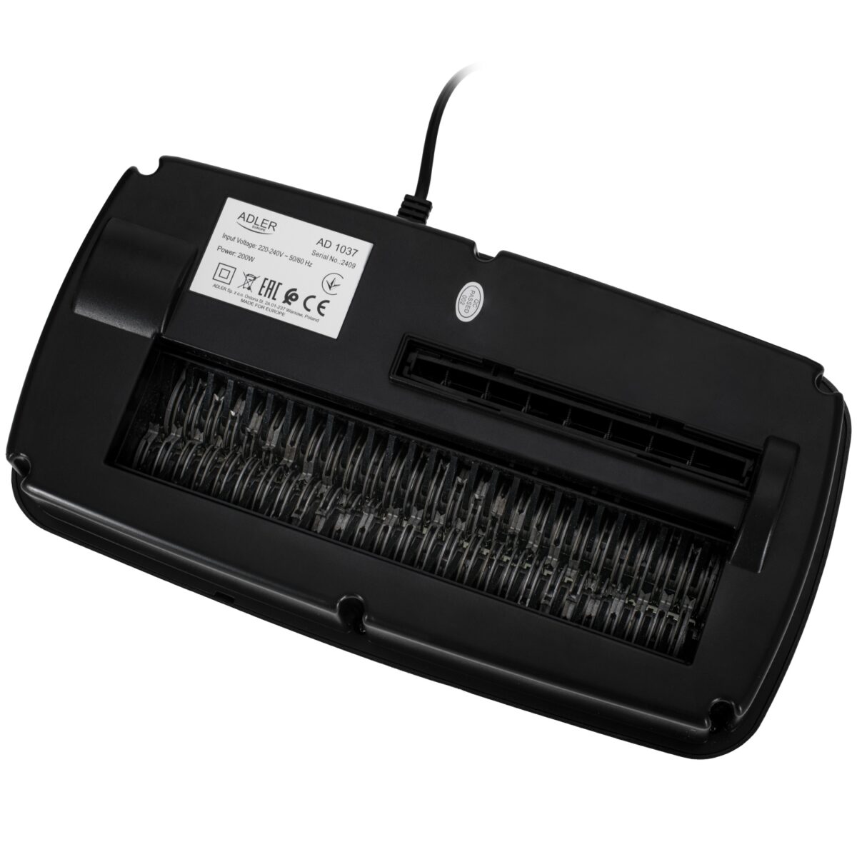 Знищувач паперу шредер документів і дисків Adler AD 1037 Чорний