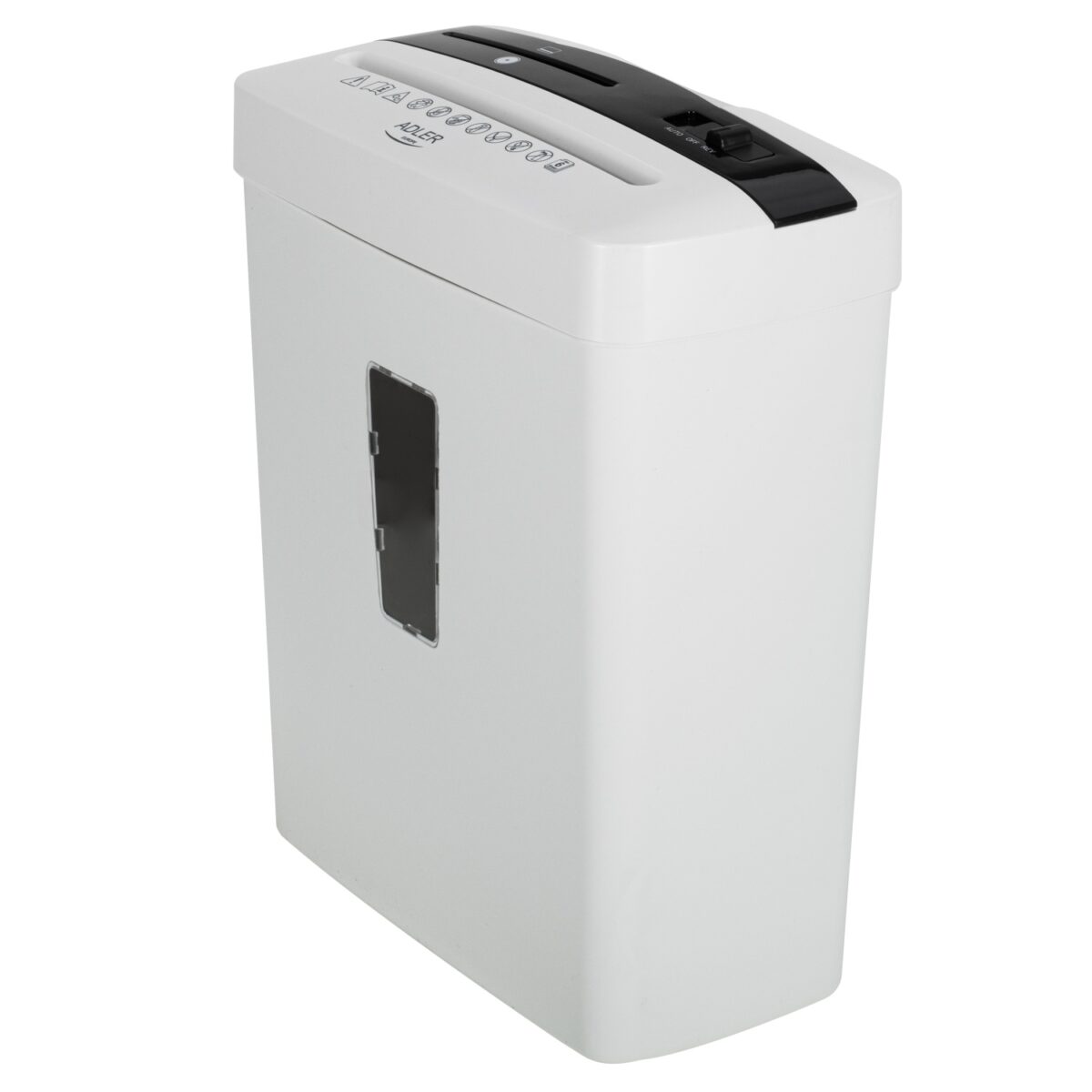 Знищувач паперу шредер документів і дисків Adler AD 1037 White