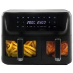 Аерогриль аерофритюрниця фритютниця гриль Adler AD 6324 8 програм LED 11 літрів (6.5л + 4.5л)