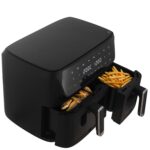 Аерогриль аерофритюрниця фритютниця гриль Adler AD 6324 8 програм LED 11 літрів (6.5л + 4.5л)