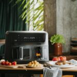 Аерогриль аерофритюрниця фритютниця гриль Adler AD 6324 8 програм LED 11 літрів (6.5л + 4.5л)