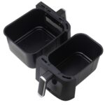 Аерогриль аерофритюрниця фритютниця гриль Adler AD 6324 8 програм LED 11 літрів (6.5л + 4.5л)