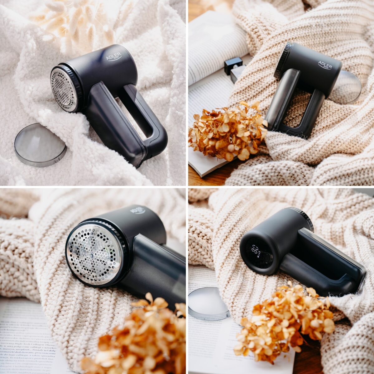 Машинка для видалення ковтунців Adler AD 9617 LCD black