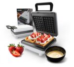 Вафельниця Mesko MS 3091 1800Вт для приготування 2 великих бельгійських вафель одночасно