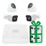 Комплект відеоспостереження на 4 камери GV-K-W66/4 5MP