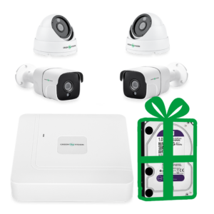 Комплект відеоспостереження на 4 камери GV-K-W66/4 5MP