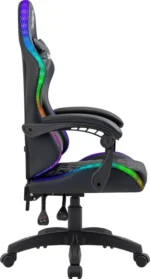 Ігрове геймерське комп'ютерне крісло Defender Energy Black екошкіра - Зображення 4