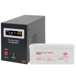 Комплект резервного живлення для котла і теплої підлоги LP (LogicPower) ДБЖ + гелева батарея (UPS B1000VA + АКБ GL 2400W)