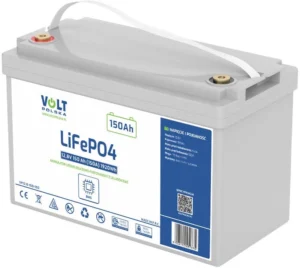 Акумулятор Volt Polska LiFePO4 12,8V 150Ah (150A) + BMS 1920Wh – літій-залізофосфатний акумулятор