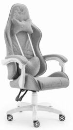 Геймерське комп'ютерне крісло Hell's Chair Rainbow 2.0 Grey тканина - Зображення 3