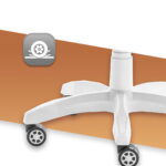 Геймерське комп'ютерне крісло Hell's Chair Rainbow Biege екошкіра - Зображення 5