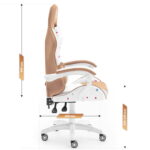 Геймерське комп'ютерне крісло Hell's Chair Rainbow Biege екошкіра - Зображення 8