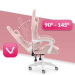 Геймерське комп'ютерне крісло Hell's Chair Rainbow 2.0 Pink тканина - Зображення 5