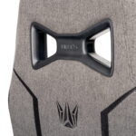 Геймерське ігрове комп'ютерне крісло Hell's Chair HC-1013 Grey Black тканина - Зображення 7